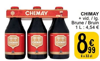 Promotions Chimay brune - bruin - Chimay - Valide de 23/04/2024 à 29/04/2024 chez Cora