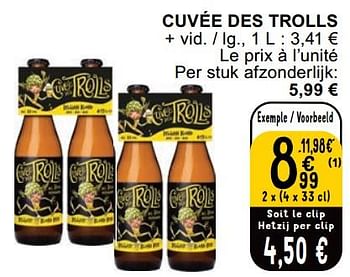 Promoties Cuvée des trolls - Cuvée des Trolls - Geldig van 23/04/2024 tot 29/04/2024 bij Cora