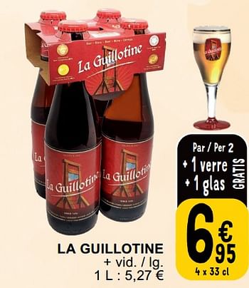 Promotions La guillotine - La Guillotine - Valide de 23/04/2024 à 29/04/2024 chez Cora