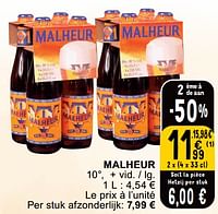 Promotions Malheur - Malheur - Valide de 23/04/2024 à 29/04/2024 chez Cora