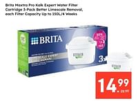 Brita maxtra pro kalk expert water filter cartridge better limescale removal-Brita