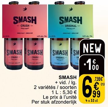 Promotions Smash - Smash - Valide de 23/04/2024 à 29/04/2024 chez Cora