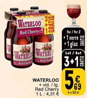 Promotions Waterloo red cherry - Waterloo - Valide de 23/04/2024 à 29/04/2024 chez Cora