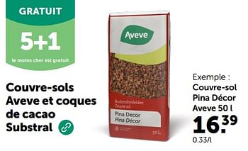 Promoties Couvre-sol pina décor aveve - Huismerk - Aveve - Geldig van 24/04/2024 tot 05/05/2024 bij Aveve