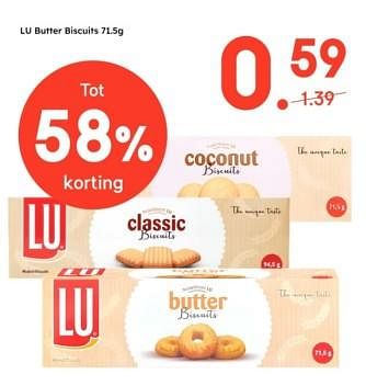 Promotions Lu butter biscuits - Lu - Valide de 21/04/2024 à 04/05/2024 chez Ochama