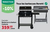 Promotions Barbecue à charbon carbone - Boretti - Valide de 24/04/2024 à 05/05/2024 chez Aveve