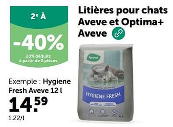 Promoties Hygiene fresh aveve - Huismerk - Aveve - Geldig van 24/04/2024 tot 05/05/2024 bij Aveve