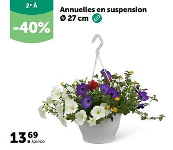 Promoties Annuelles en suspension - Huismerk - Aveve - Geldig van 24/04/2024 tot 05/05/2024 bij Aveve