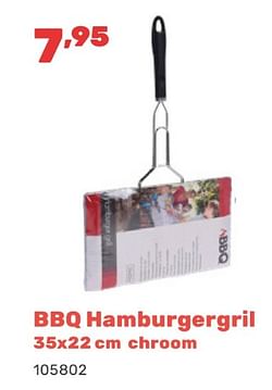 Bbq hamburgergril
