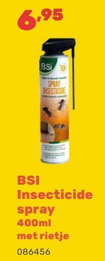 Promoties Bsi insecticide spray met rietje - BSI - Geldig van 15/04/2024 tot 17/08/2024 bij Happyland
