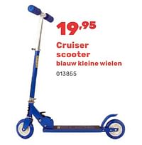 Cruiser scooter blauw kleine wielen-Huismerk - Happyland