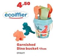 Garnished dino bucket-Ecoiffier
