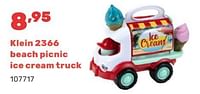Promoties Klein 2366 beach picnic ice cream truck - Ecoiffier - Geldig van 15/04/2024 tot 17/08/2024 bij Happyland