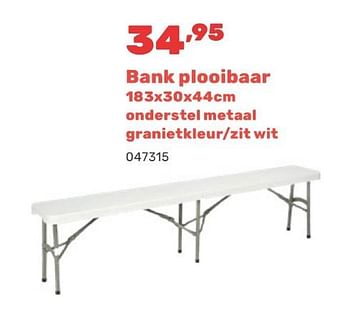 Promoties Bank plooibaar - Huismerk - Happyland - Geldig van 15/04/2024 tot 17/08/2024 bij Happyland