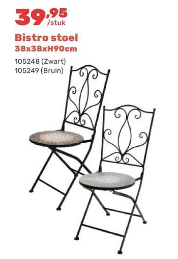 Promoties Bistro stoel - Huismerk - Happyland - Geldig van 15/04/2024 tot 17/08/2024 bij Happyland