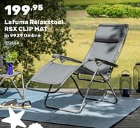 Promoties Lafuma relaxstoel rsx clip mat - Lafuma - Geldig van 15/04/2024 tot 17/08/2024 bij Happyland