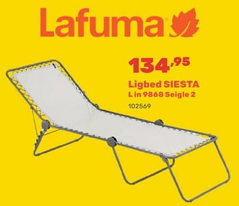 Promotions Ligbed siesta - Lafuma - Valide de 15/04/2024 à 17/08/2024 chez Happyland