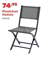 Promoties Plooistoel modulo - Wilsa Garden - Geldig van 15/04/2024 tot 17/08/2024 bij Happyland