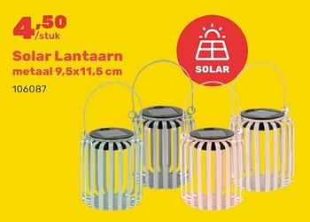 Promotions Solar lantaarn - Produit maison - Happyland - Valide de 15/04/2024 à 17/08/2024 chez Happyland