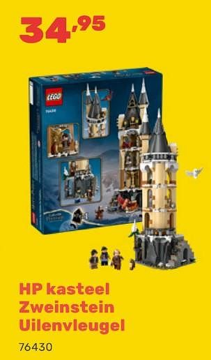 Promotions Hp kasteel zweinstein uilenvleugel - Lego - Valide de 15/04/2024 à 17/08/2024 chez Happyland