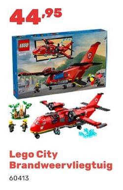 Lego city brandweervliegtuig