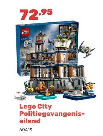 Promotions Lego city politiegevangeniseiland - Lego - Valide de 15/04/2024 à 17/08/2024 chez Happyland