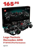 Promoties Lego technic mercedes amg f1 w14 e performance - Lego - Geldig van 15/04/2024 tot 17/08/2024 bij Happyland