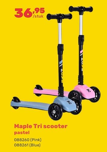 Promotions Maple tri scooter - Maple Leaf - Valide de 15/04/2024 à 17/08/2024 chez Happyland