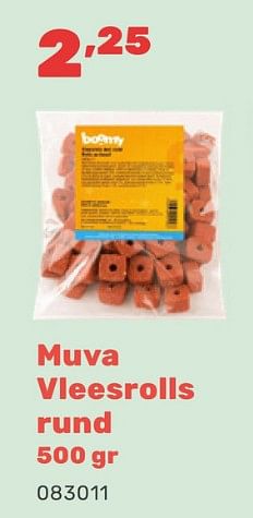 Promoties Muva vleesrolls rund - Huismerk - Happyland - Geldig van 15/04/2024 tot 17/08/2024 bij Happyland