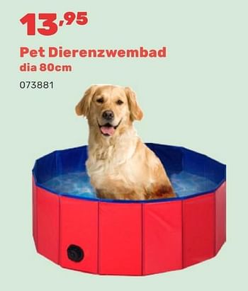 Promoties Pet dierenzwembad - Huismerk - Happyland - Geldig van 15/04/2024 tot 17/08/2024 bij Happyland