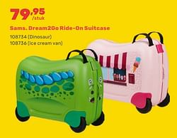 Sams dream2go ride on suitcase