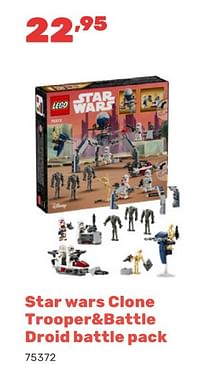 Star wars clone trooper+battle droid battle pack-Lego