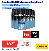 Axe ice chill bodyspray deodorant-Axe