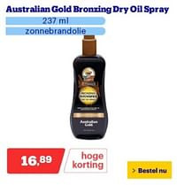 Australian gold bronzing dry oil spray-Australian