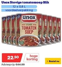 Unox stevige tomatensoep blik-Unox