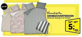 Promotions Dekbedovertrekken - vandyck - Valide de 22/04/2024 à 05/05/2024 chez Big Bazar