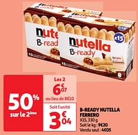 B-ready nutella ferrero-Nutella