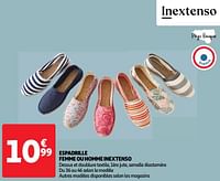 Espadrille femme ou homme inextenso-Inextenso
