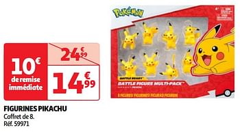 Promoties Figurines pikachu - Pokemon - Geldig van 23/04/2024 tot 29/04/2024 bij Auchan