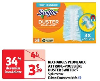 Promoties Recharges plumeaux attrape-poussière duster swiffer - Swiffer - Geldig van 23/04/2024 tot 29/04/2024 bij Auchan