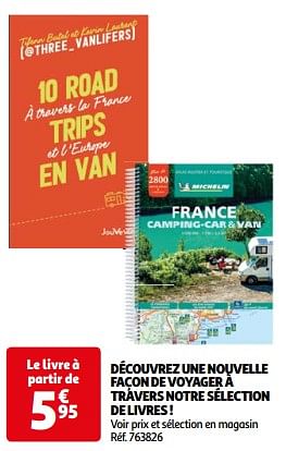 Promotions Découvrez une nouvelle façon de voyager à travers notre sélection de livres ! - Produit Maison - Auchan Ronq - Valide de 23/04/2024 à 29/04/2024 chez Auchan Ronq