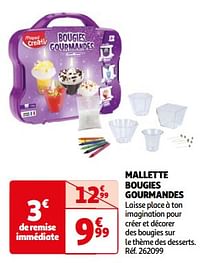 Mallette bougies gourmandes-Maped
