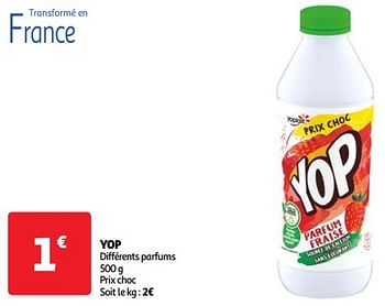 Promoties Yop différents parfums - Yoplait - Geldig van 23/04/2024 tot 29/04/2024 bij Auchan