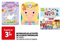 Retrouvez les activités de la collection ballon-Huismerk - Auchan