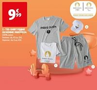 Tee-shirt femme ou homme paris 2024-Huismerk - Auchan