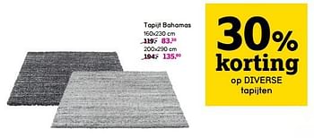 Promotions Tapijt bahamas - Produit maison - Leen Bakker - Valide de 22/04/2024 à 05/05/2024 chez Leen Bakker