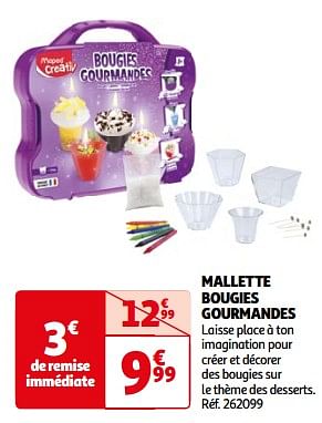 Promotions Mallette bougies gourmandes - Maped - Valide de 23/04/2024 à 29/04/2024 chez Auchan Ronq