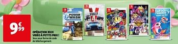 Promotions Opération jeux vidéo à petits prix ! - Nintendo - Valide de 23/04/2024 à 29/04/2024 chez Auchan Ronq