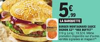 Burger montagnard sauce oignon x2 mix buffet-Huismerk - E.Leclerc