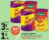 Le ravioli panzani-Panzani